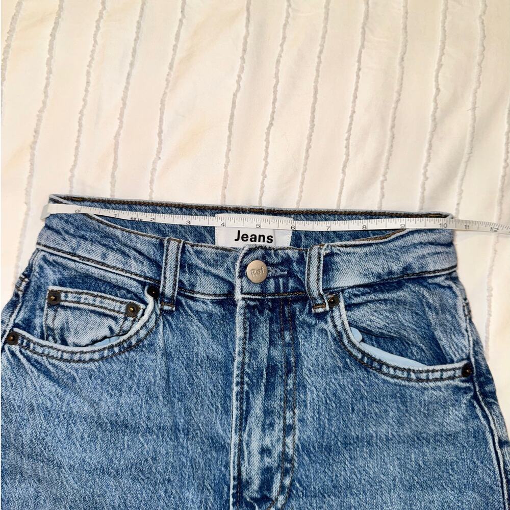 Reformation Lisa High Rise Straight Leg Jeans 24 Organic Cotton Sustainable Eco - Picture 8 of 15